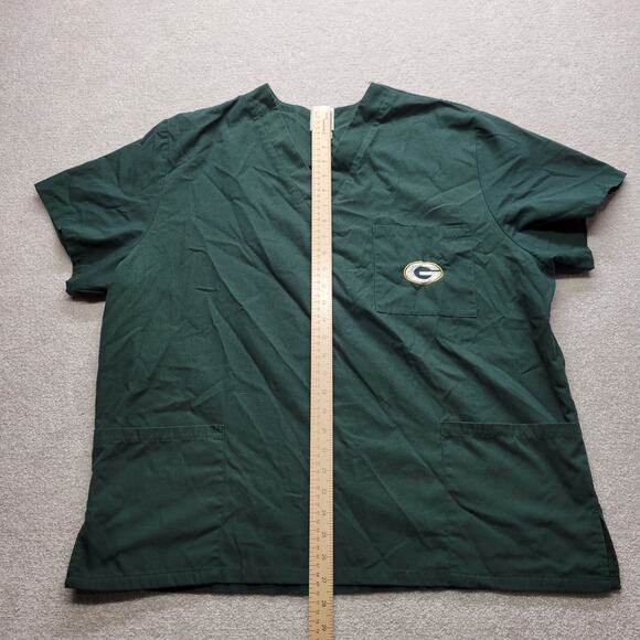 Team NFL Green Bay Packers Unisex Scrubs Men's Size Large - Picture 3 of 6